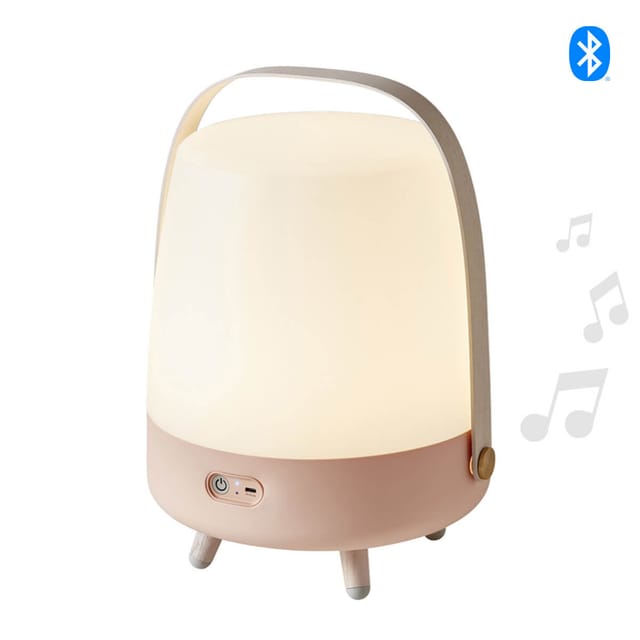 Kooduu Lite-up Play LED Akkuleuchte & Bluetooth Lautsprecher Rose (rosa)