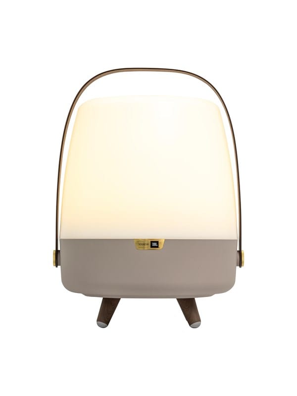 Kooduu Lite-up Play 2.0 LED Akkuleuchte & Bluetooth Lautsprecher Earth (braun)