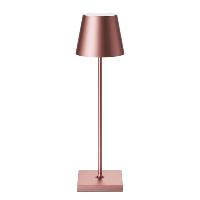 Sigor Nuindie LED Akkuleuchte, Flex-Mood Easy-Connect, Roségold eloxiert