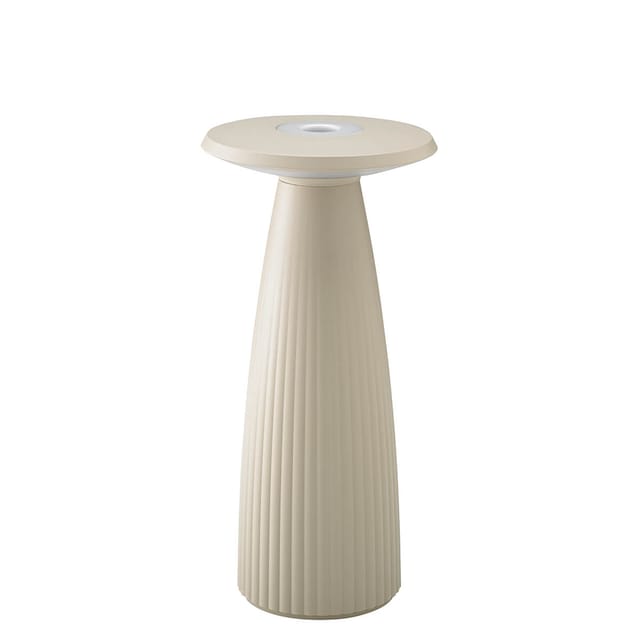 Sigor Nuflair LED Akkuleuchte & Vase dünenbeige