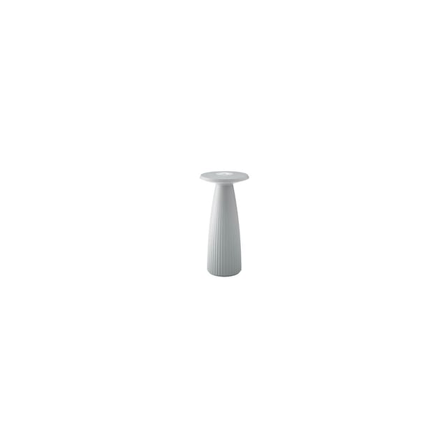 Sigor Nuflair LED Akkuleuchte & Vase nebelgrau
