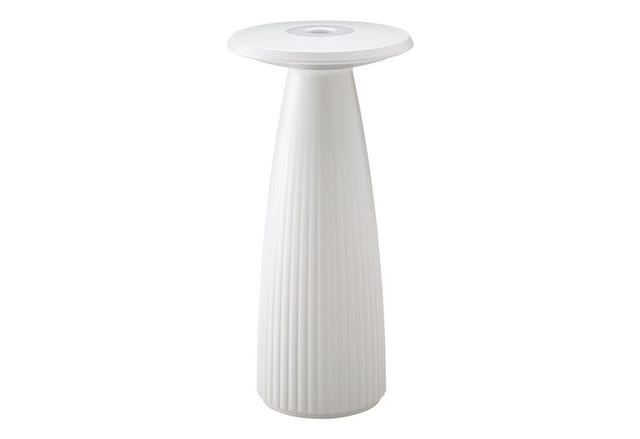 Sigor Nuflair LED Akkuleuchte & Vase schneeweiß