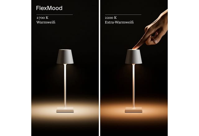 Sigor Nuindie pocket LED Akkuleuchte, Flex-Mood delfinblau