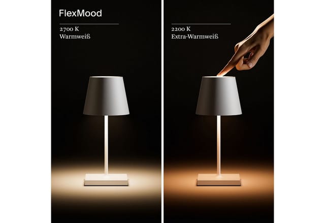 Sigor Nuindie mini LED Akkuleuchte, Flex-Mood USB-C, salbeigrün