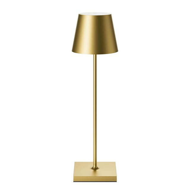 Sigor Nuindie LED Akkuleuchte, Flex-Mood USB-C, goldfarben eloxiert