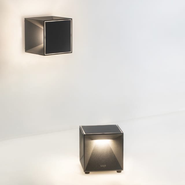 Sigor Nutalis mini LED Akkuleuchte / Akku-Wandleuchte nachtschwarz