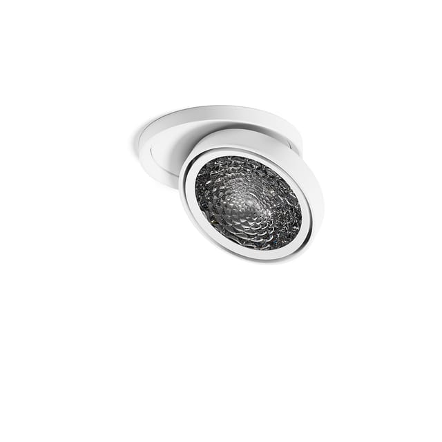 Sigor Nivo LED Decken-Einbauleuchte, schwenkbar, Ø: 11,1 cm 36°, mattweiß