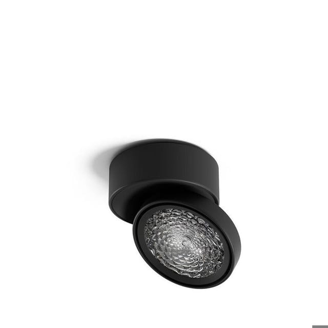 Sigor Nivo LED Decken-Einbauleuchte, schwenkbar, Ø: 11,1 cm 50°, mattschwarz