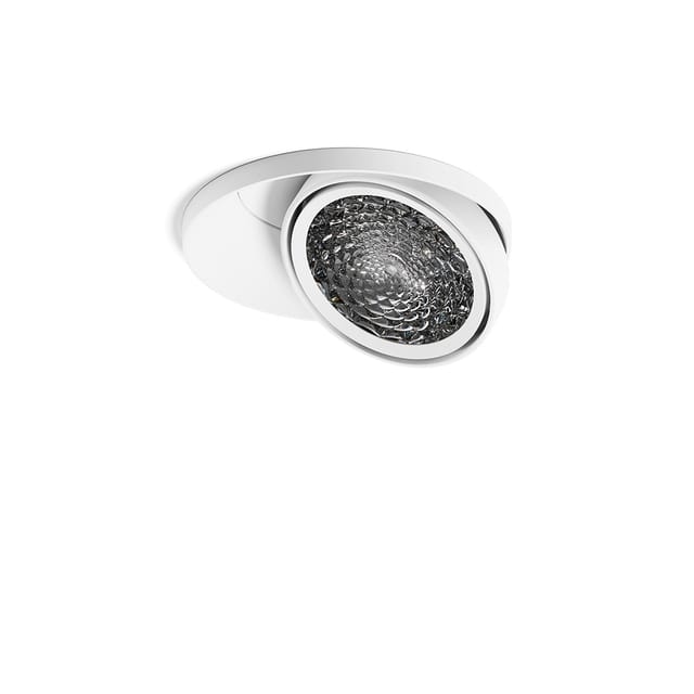 Sigor Nivo LED Decken-Einbauleuchte, schwenkbar, Ø: 14,2 cm 36°, mattweiß