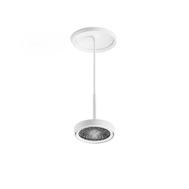 Sigor Nivo LED Einbau-Pendelleuchte 36°, mattweiß