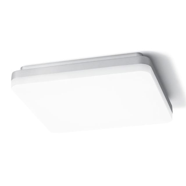 Sigor Square LED Deckenleuchte 3000 K, 40 x 40 cm, Silber