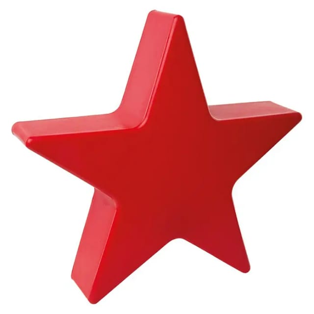 8 seasons design Shining Star Dekoleuchte, Höhe: 54 cm rot