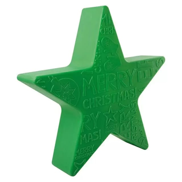 8 seasons design Shining Star Merry Christmas Dekoleuchte, Höhe: 54 cm grün