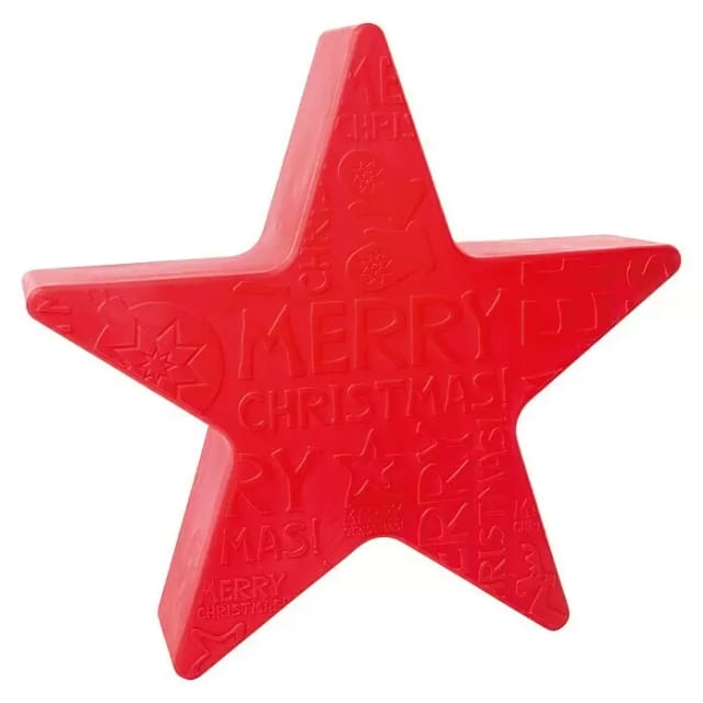 8 seasons design Shining Star Merry Christmas Dekoleuchte, Höhe: 54 cm rot