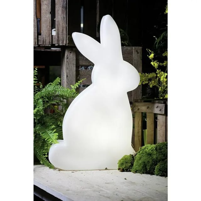 8 seasons design Shining Rabbit RGB Dekoleuchte Höhe: 50 cm, weiß