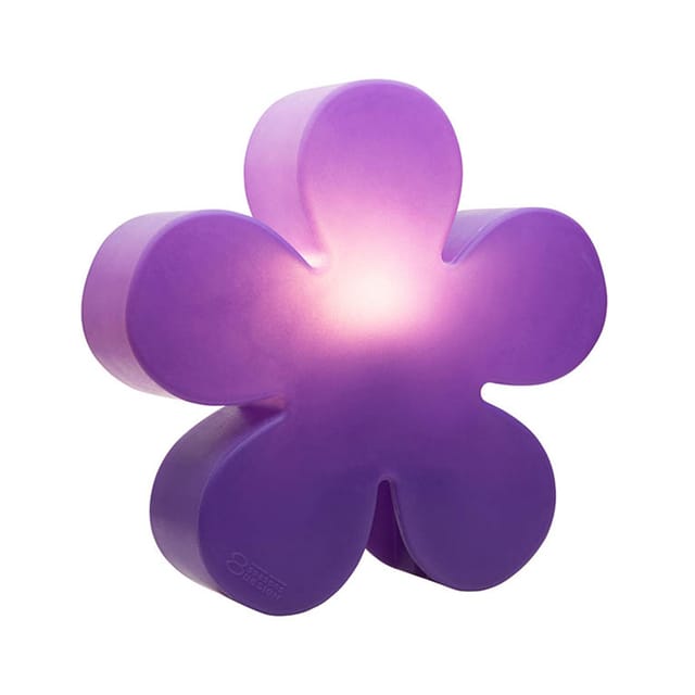 8 seasons design Shining Flower LED Solar- / Dekoleuchte, Ø: 40 cm violett