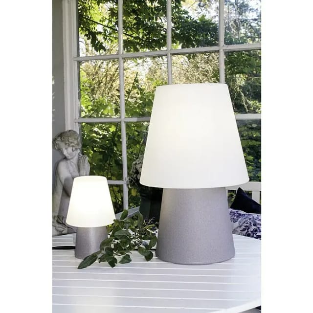 8 seasons design No. 1 RGB Tischleuchte grau