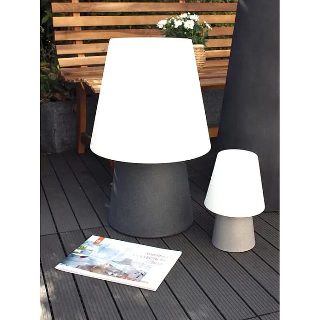 8 seasons design No. 1 LED Solar-Tischleuchte anthrazit