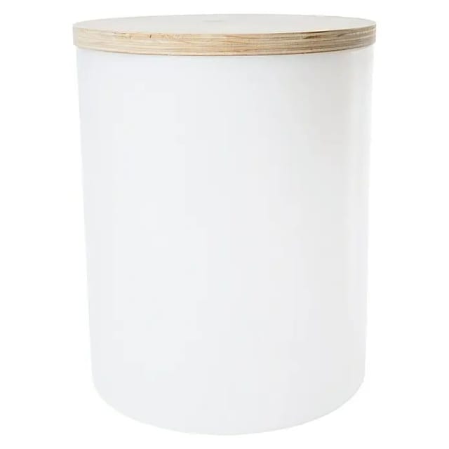 8 seasons design Shining Drum Dekoleuchte weiß