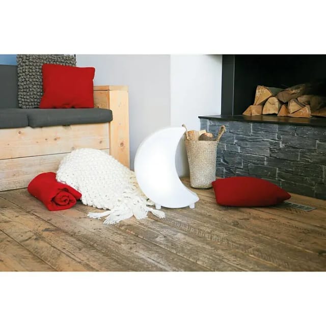 8 seasons design Shining Moon Dekoleuchte 41 cm, weiß