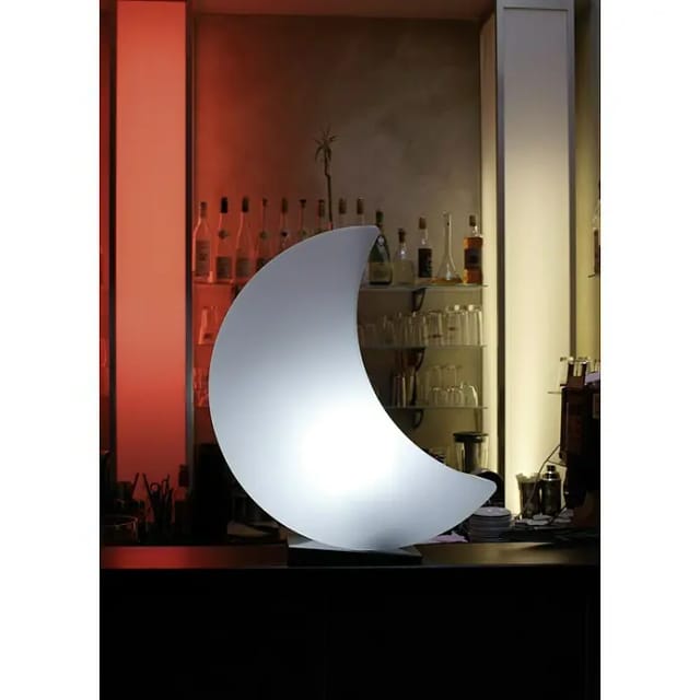 8 seasons design Shining Moon Dekoleuchte 60 cm, weiß