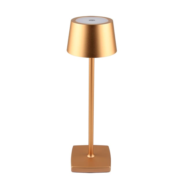 Orange One Go LED Akkuleuchte Roségold