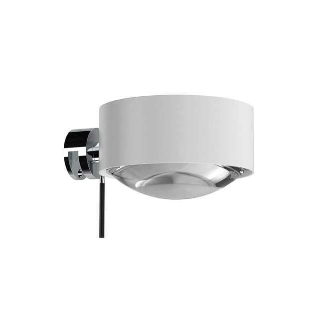 Top Light Puk Maxx Fix + LED Klemmleuchte, Gehäuse weiß matt / Chrom