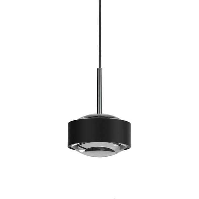 Top Light Puk Maxx Drop Solo LED Pendelleuchte, Gehäuse schwarz matt / Chrom