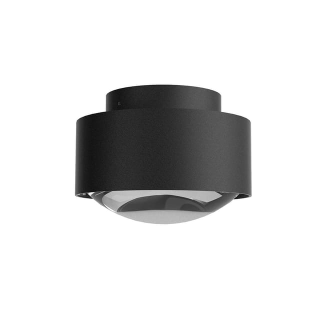 Top Light Puk Maxx Plus Outdoor LED Deckenleuchte, Gehäuse schwarz matt feinstrukturiert