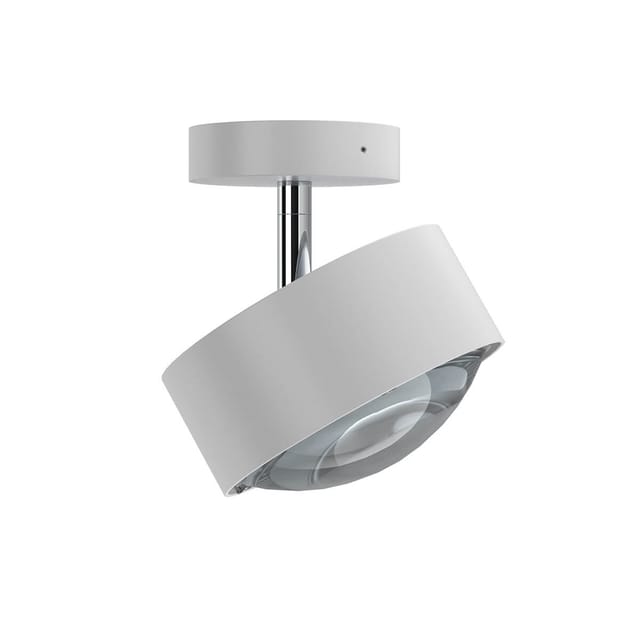 Top Light Puk Maxx Turn LED Downlight Deckenleuchte, Gehäuse weiß matt / Chrom