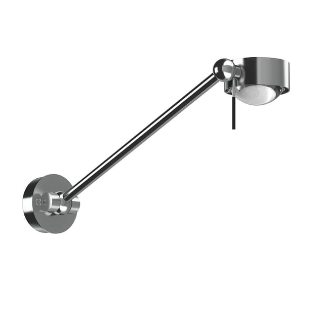 Top Light Puk Wing Single LED Wand- / Deckenleuchte, 30 cm, Gehäuse Chrom matt