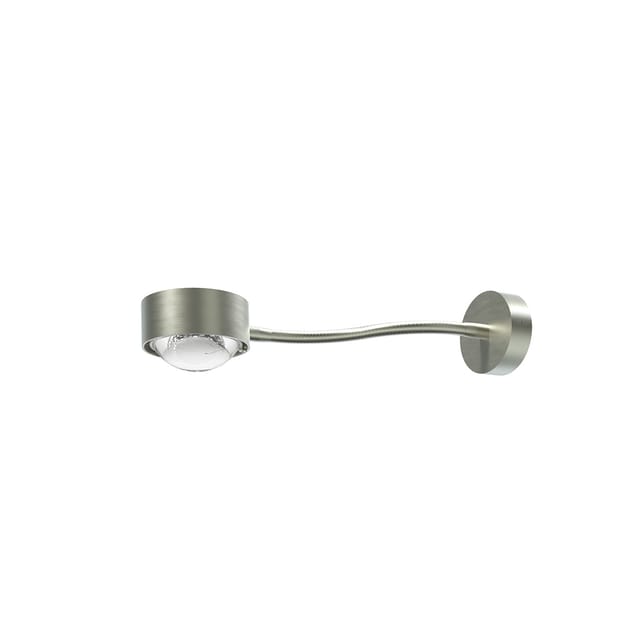 Top Light Puk Mini Flexlight Wall LED Wandleuchte, Gehäuse 20 cm, Nickel matt