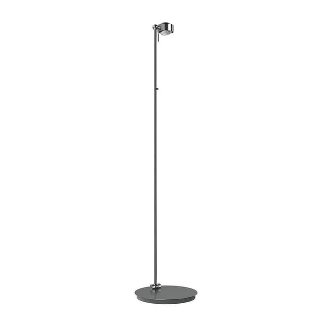 Top Light Puk Mini Floor Mini Single LED Stehleuchte, Gehäuse Chrom matt