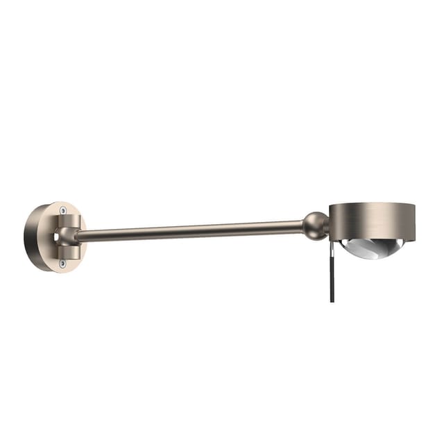 Top Light Puk Mini Hotel LED Wandleuchte, 30 cm, Gehäuse Nickel matt
