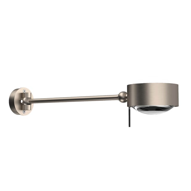 Top Light Puk Maxx Hotel Wandleuchte, 30 cm, Gehäuse Nickel matt