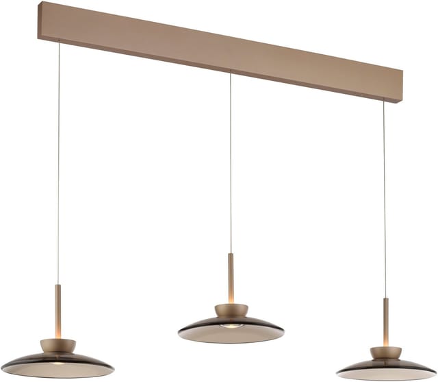Neuhaus PURE by Paul Neuhaus PURE Moon LED Pendelleuchte 3-flg., Bronze