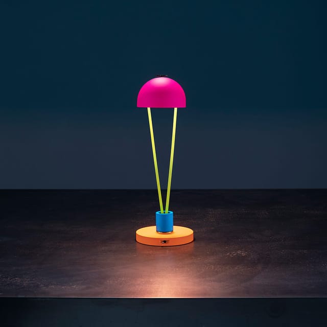 Catellani & Smith Ale BE T LED Akkuleuchte neonfarben