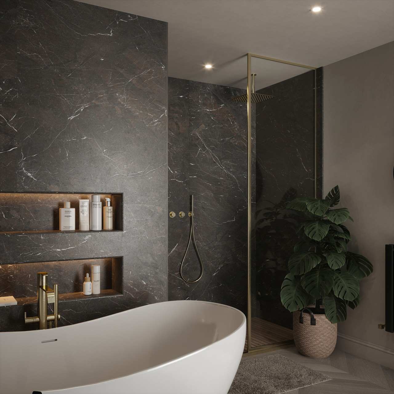 Wetwall Elite Wandpaneel Rosso Levanto 120 x 260 cm mit Nut & Feder Bild 4