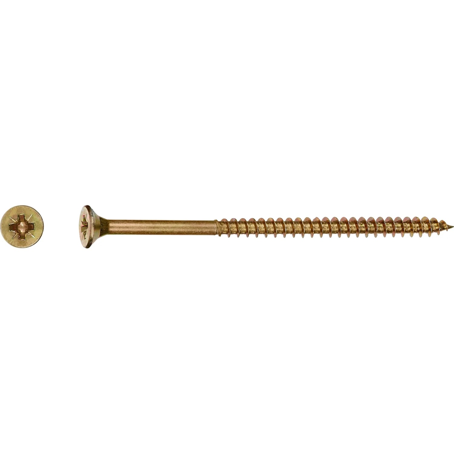 Senkkopf Spanplattenschraube PZ-Antrieb Ø 6 mm x 100 mm 100 Stück