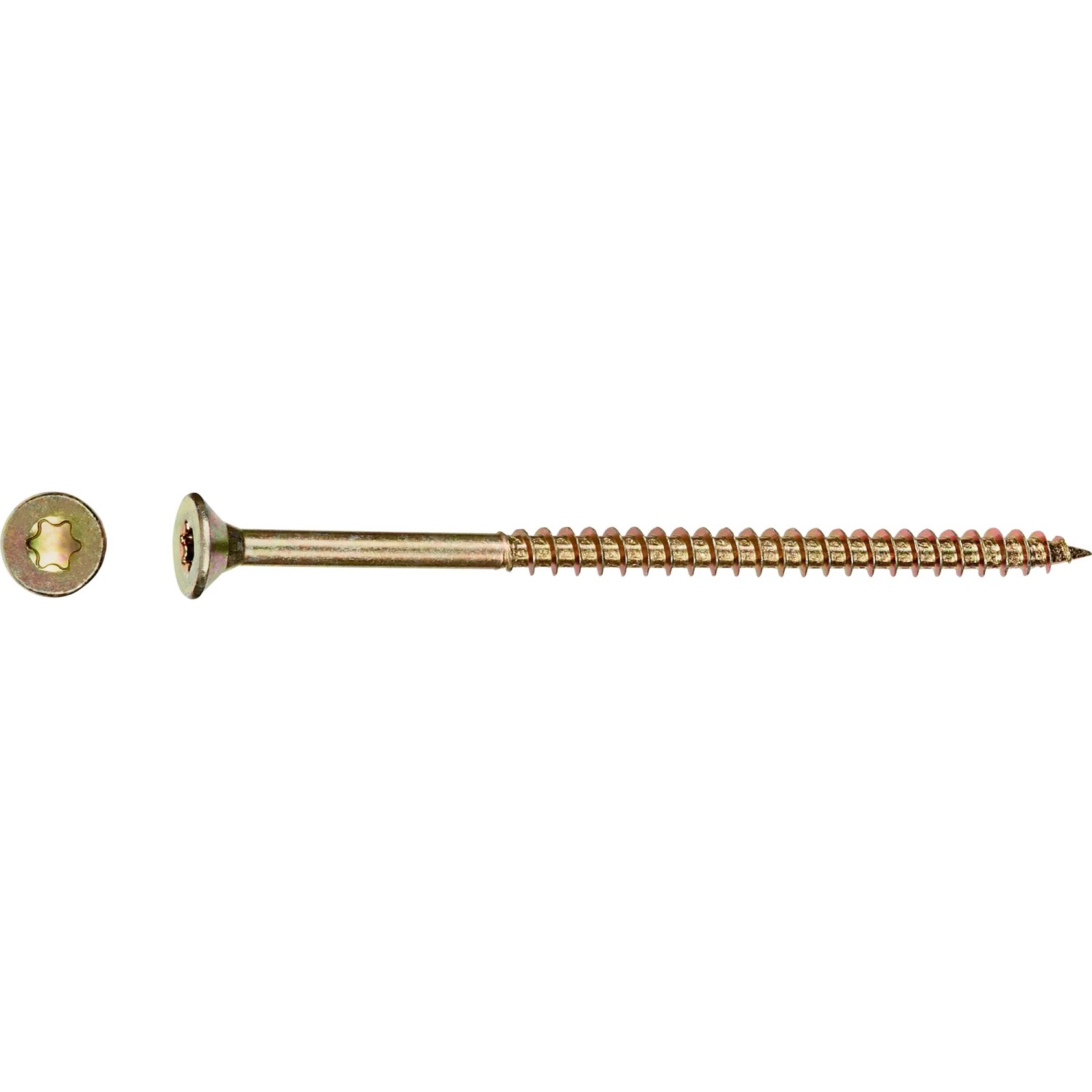 Senkkopf Spanplattenschraube TX-Antrieb Ø 6 mm x 100 mm 100 Stück