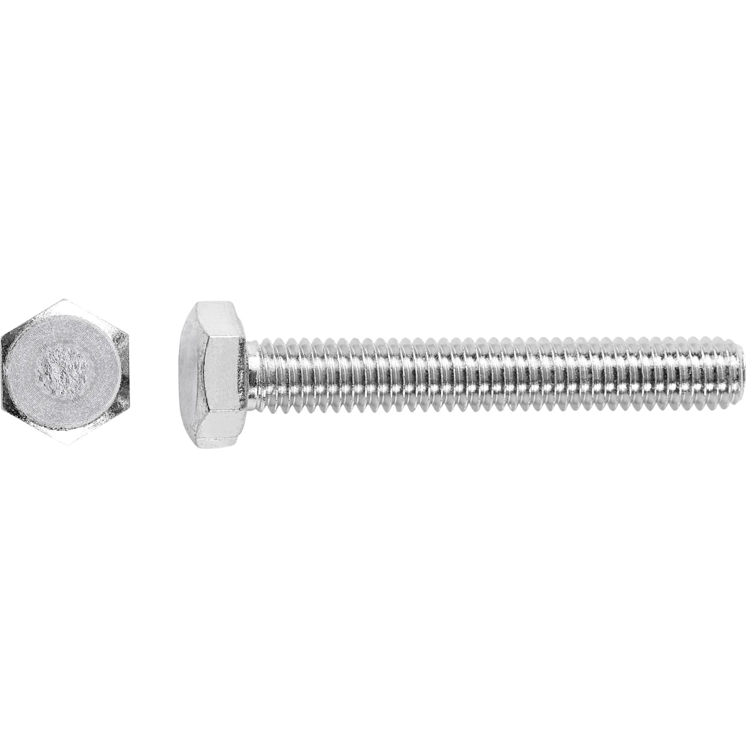 Maschinenschrauben Sechskantkopf M8 x 30 mm Stahl 50 Stück