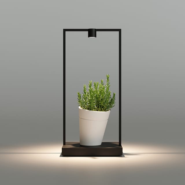 Artemide Curiosity LED Akkuleuchte Höhe: 45 cm, braun / schwarz
