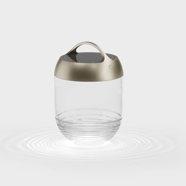 IP44.DE Aqu M LED Solar- / Akkuleuchte true gold (Gold)