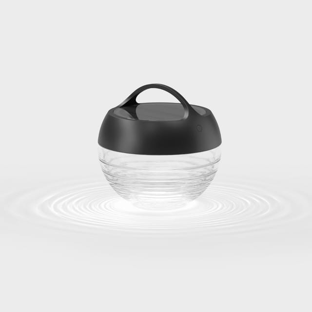 IP44.DE Aqu S LED Solar- / Akkuleuchte jet black (schwarz)