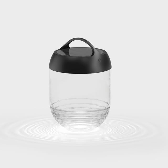 IP44.DE Aqu M LED Solar- / Akkuleuchte jet black (schwarz)