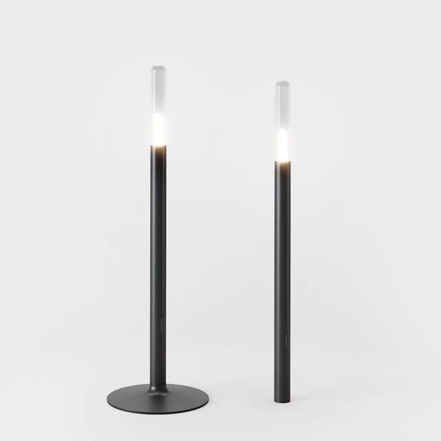IP44.DE Glim LED Akkuleuchte jet black (schwarz)