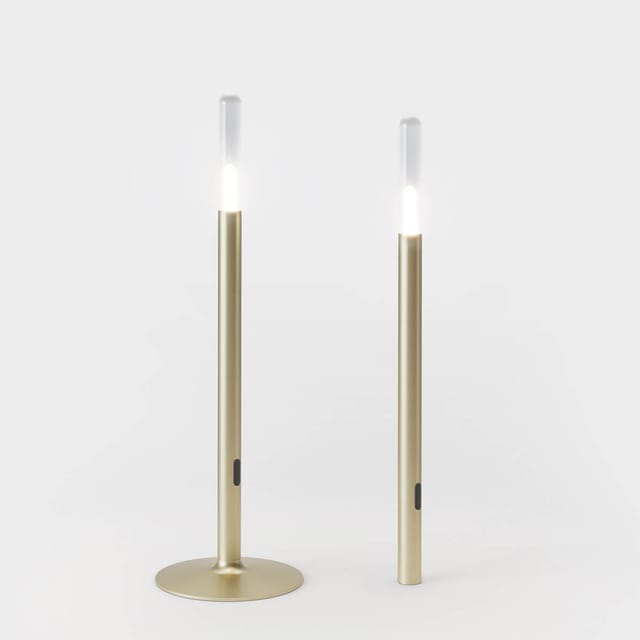 IP44.DE Glim LED Akkuleuchte true gold (Gold)