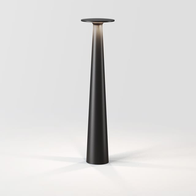 IP44.DE Lix skinny LED Akkuleuchte, Dim-to-Amber jet black (schwarz)