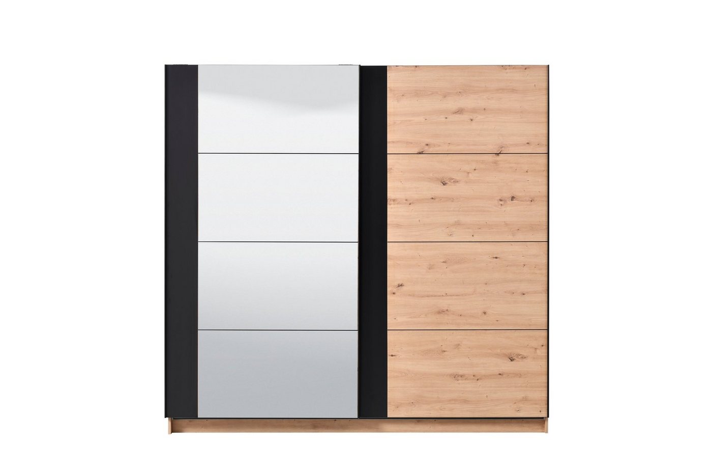 Home affaire Schwebetürenschrank Sardinia, Kleiderschrank mit Spiegel, Made in Europe viel Stauraum durch großzügige Innenausstattung, 170 oder 262cm breit Bild 5