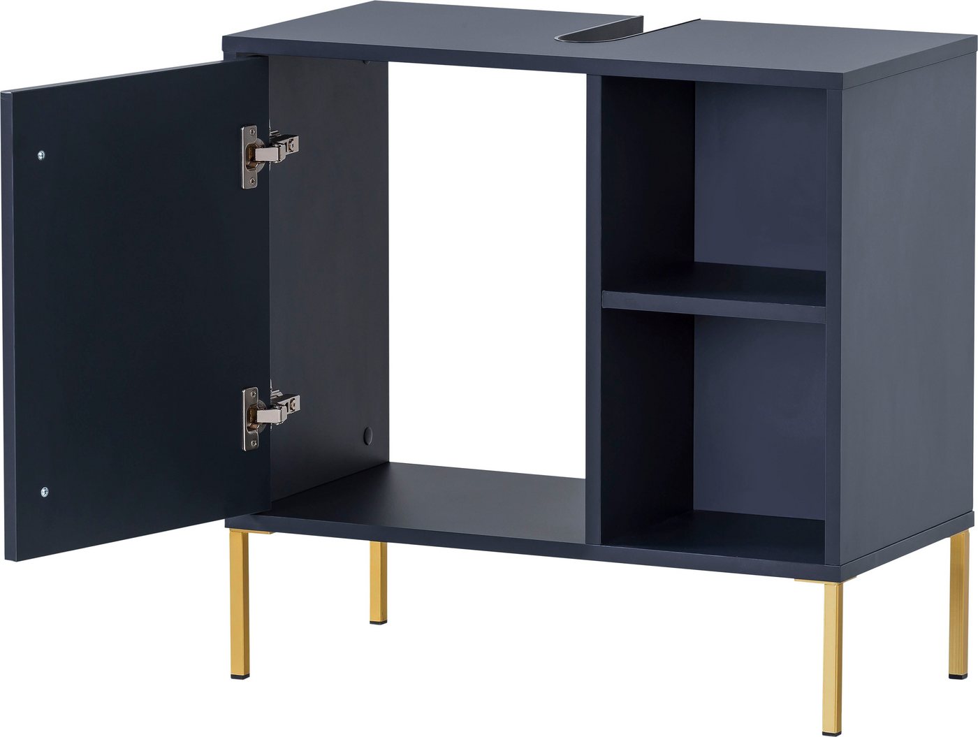 welltime Waschbeckenunterschrank Kent, Waschbeckenunterschrank, Made in Germany, B: 65 cm Solide Verarbeitung - Dieses Produkt ist in Deutschland gefertigt Bild 3